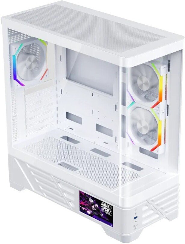 Корпус 1stPlayer MC8 MC8-WH-2FH7R-W-1FH7-W-HUB3 (белый)