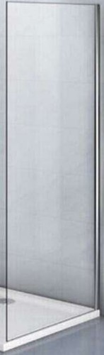 Душевая стенка Veconi 80x185 KP03-80-01-C5 (стекло прозрачное/хром)