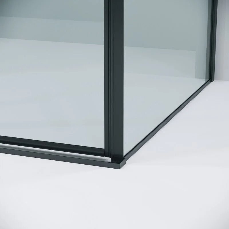 Душевой уголок Grossman Galaxy 100x90x195 120.K33.01.1090.21.00 (черный матовый/прозрачное стекло)