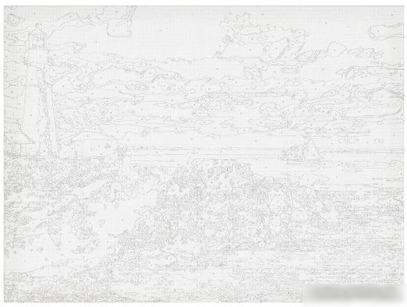 Картина по номерам MultiArt Маяк CANV30X40-MULTI25