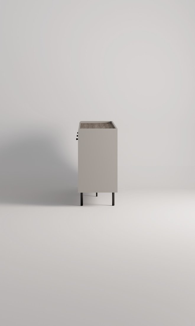 Тумба Anrex Soho 3D3S (персидский жемчуг/орех монт/амарок)
