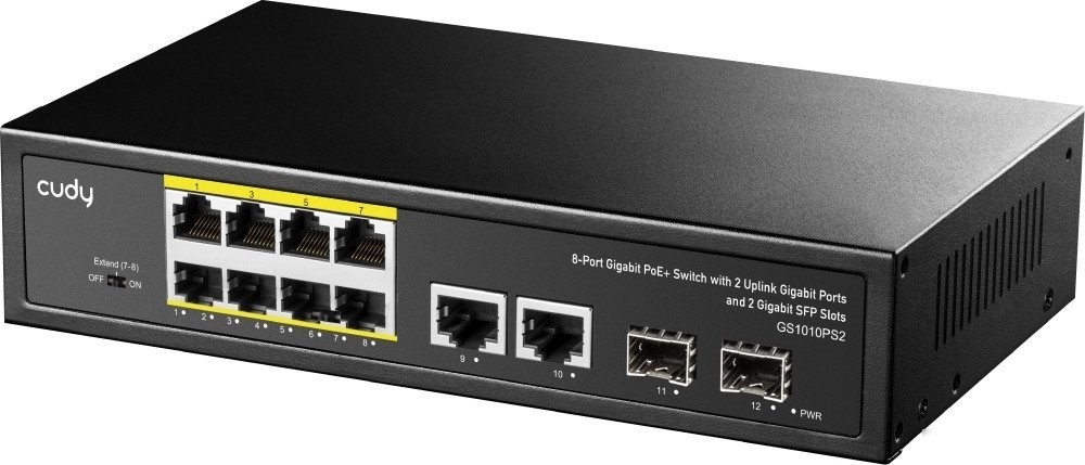 Неуправляемый коммутатор Cudy GS1010PS2 1.0