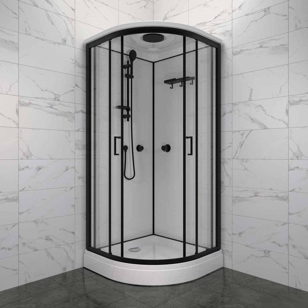 Душевая кабина Triton Прайм-Блэк М3 90х90А