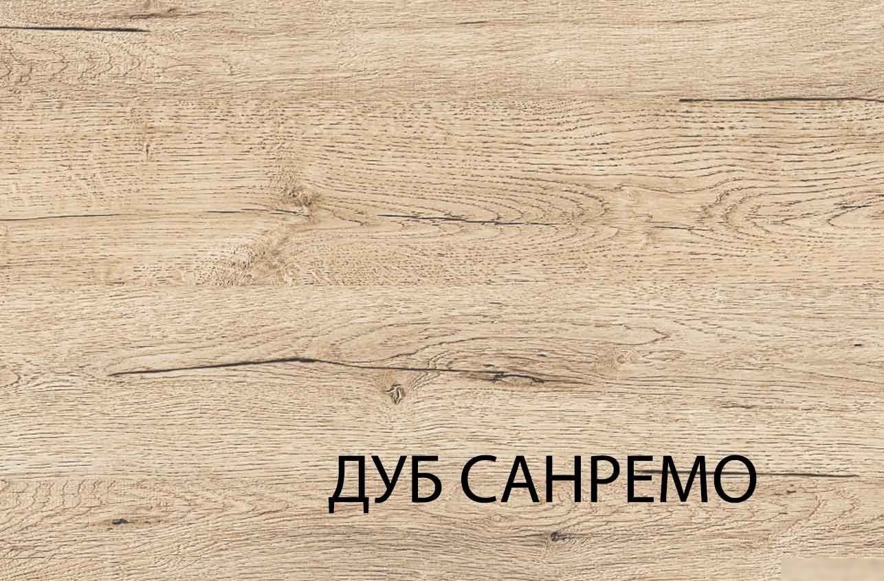 Шкаф-купе Anrex Oskar с витриной 1V1D (дуб санремо)