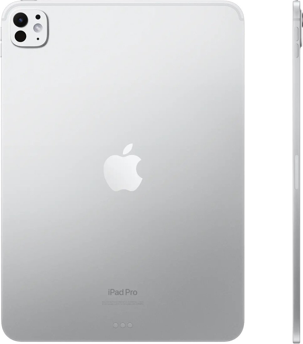 Планшет Apple iPad Pro 11" 2024 5G 1TB (серебристый, с антибликовым покрытием)