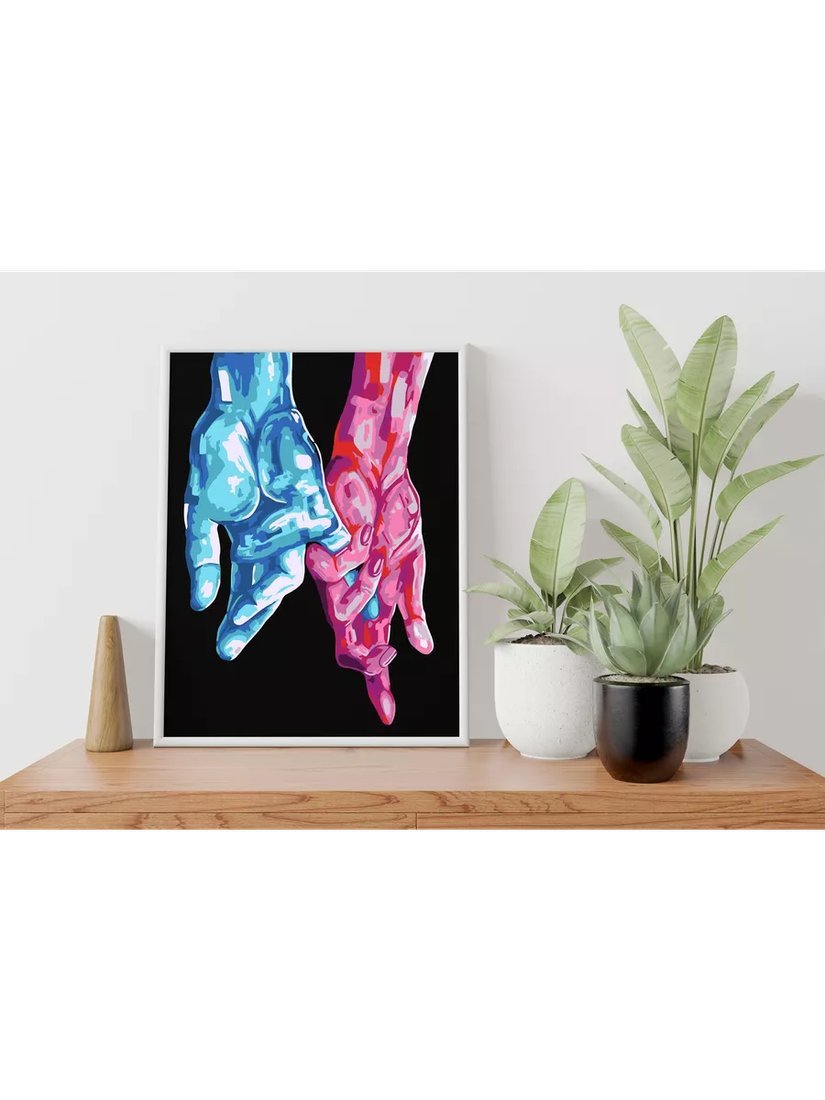 Картина по номерам PaintLine Руки PL-00158