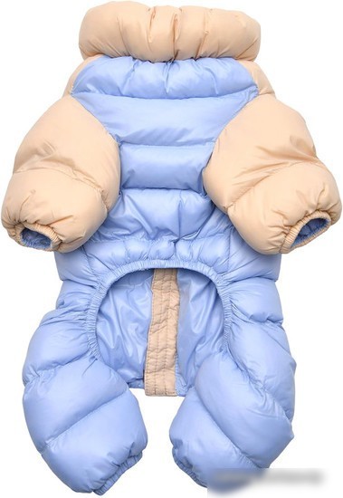 Комбинезон для животных Puppia Ultra Light Pastel PAUD-JP1675-BE-S (бежевый/голубой)