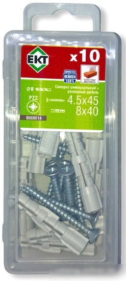 Саморез ЕКТ B008014 (10 шт)