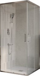 Душевой уголок BelBagno LUCE-AH-2-120/90-C-Cr