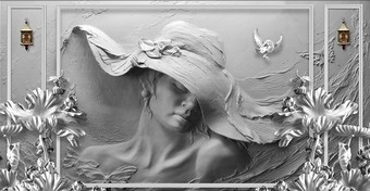 Фотообои Citydecor Барельеф 3D 500x260