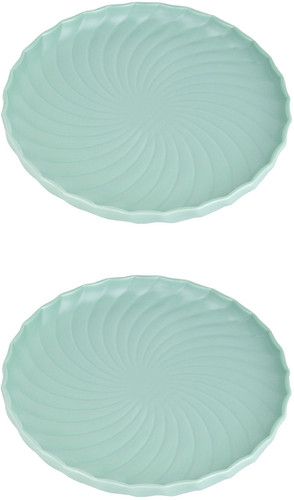 Набор десертных тарелок Nouvelle Fresh Taste. Dark Green 1730271-Н2 (dark green)