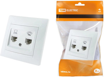 Розетка компьютерная TDM Electric Лама SQ1815-0019