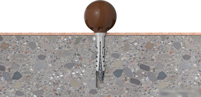 Упор дверной Fischer TS 8BR 60540
