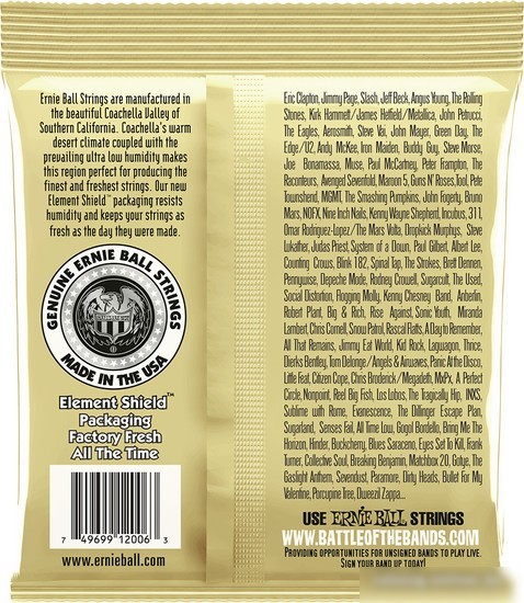 Струны для гитары Ernie Ball 2006 10-50