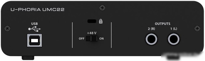 Аудиоинтерфейс BEHRINGER U-Phoria UMC22