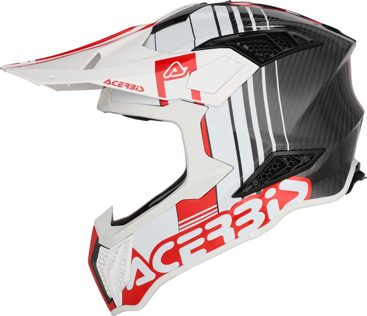 Мотошлем Acerbis Airstrike-C 0026832.239.066 (L, белый/красный)