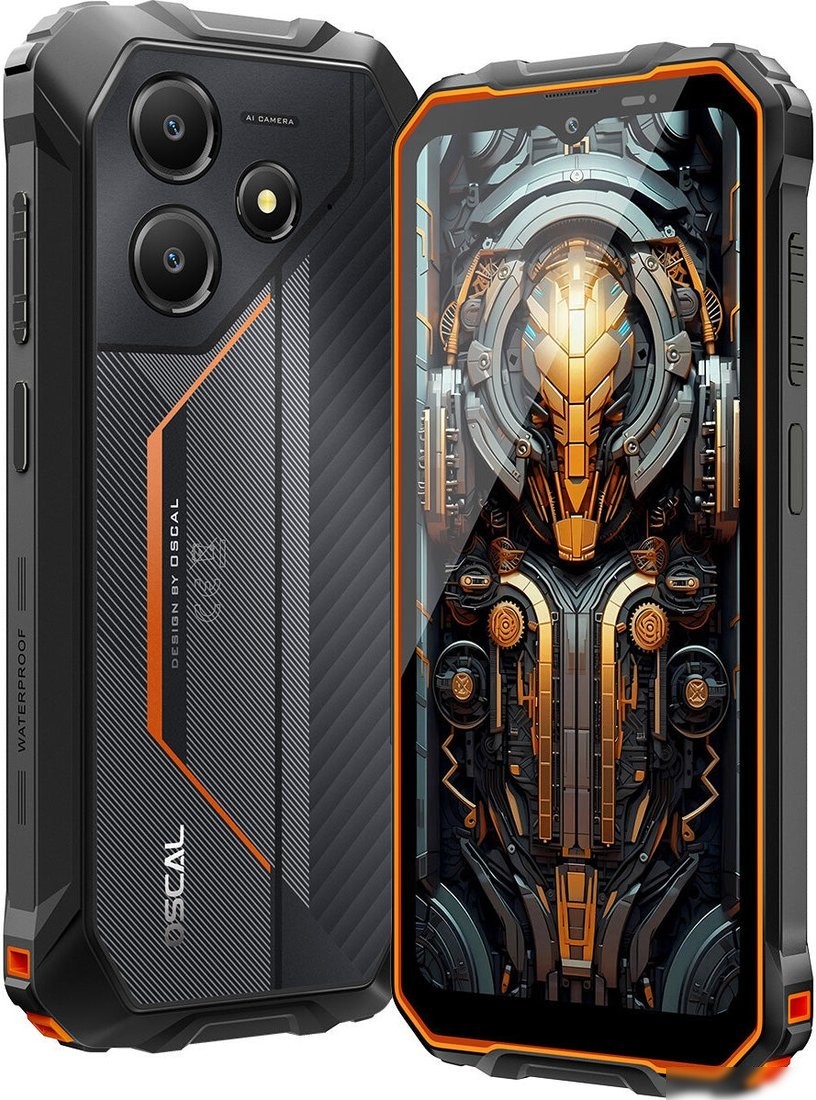 Телефон Oscal Marine 2 4GB/64GB (оранжевый)