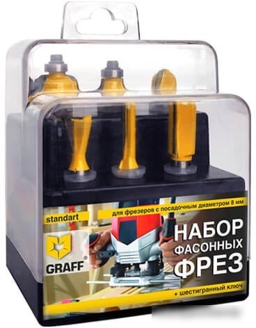 Фреза GRAFF 138306 (6 шт)