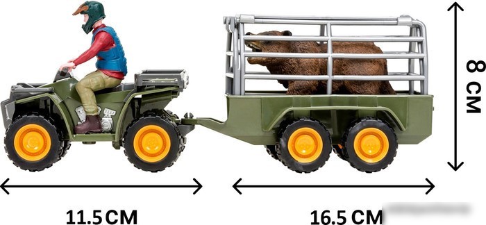 Игровой набор Masai Mara На ферме. Перевозка животных ММ205-021