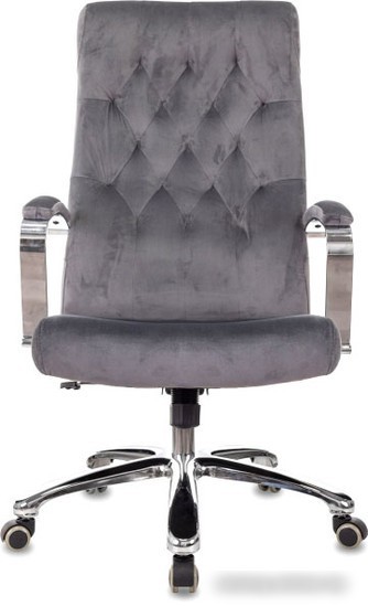 Офисное кресло Бюрократ T-9928SL Fabric (серый Italia 26/крестовина металл хром)