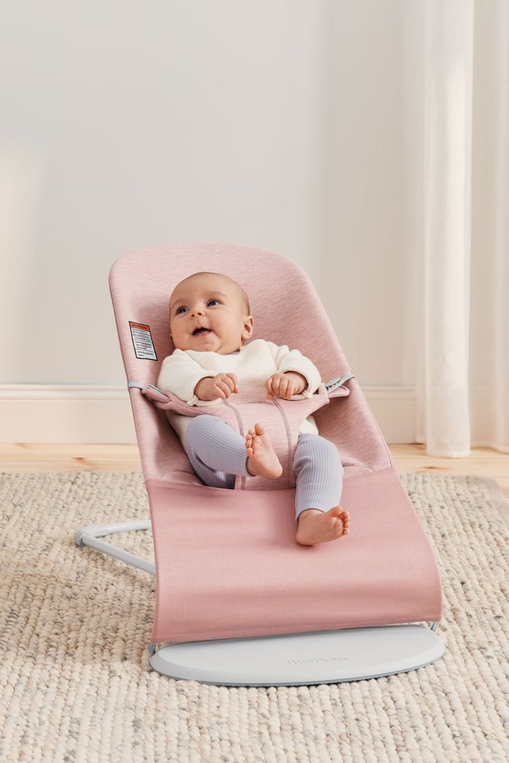 Шезлонг BabyBjorn Bliss 3D Jersey 0061.77 (light pink)