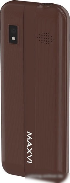 Кнопочный телефон Maxvi K21 (коричневый)
