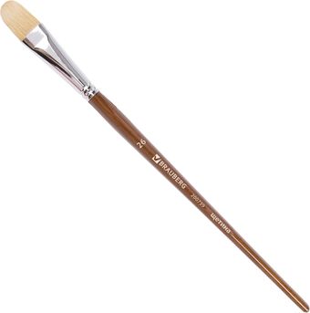 Кисть для рисования BRAUBERG Щетина 26 200739 (овальная)