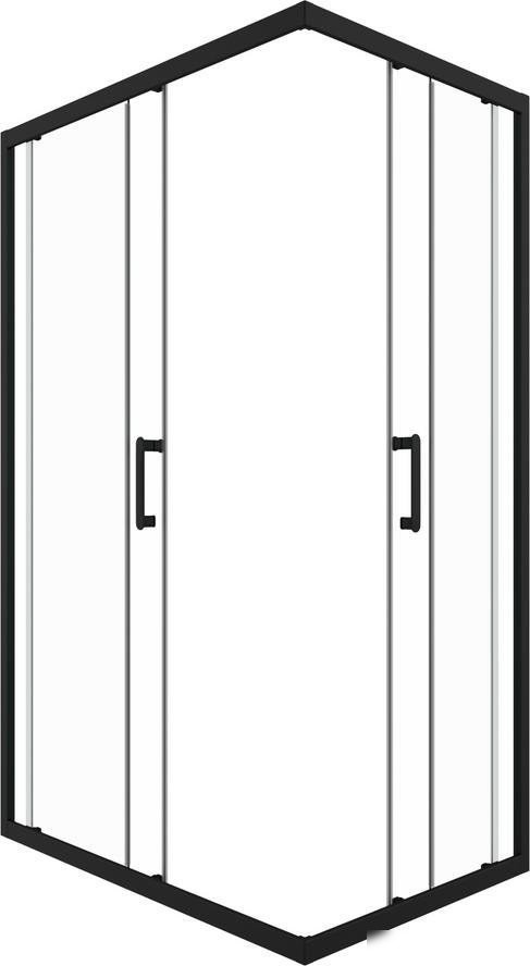 Душевой уголок Triton Фикс-Блэк 120x80 (без поддона)