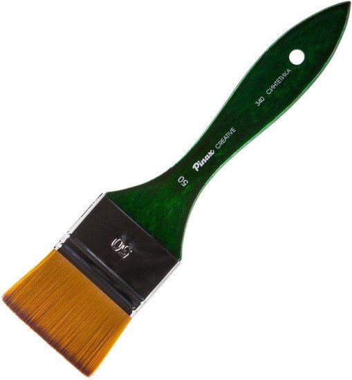 Кисть для рисования Pinax Creative №50 340050 (синтетика, флейц)