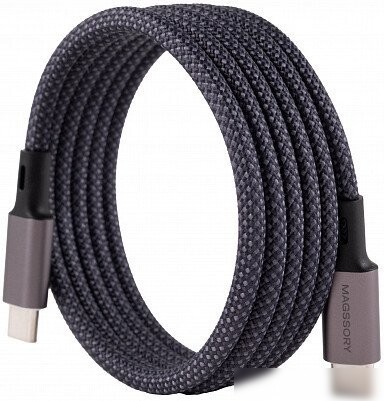 Беспроводное зарядное Magssory Disc Signature Edition 3 в 1 для Apple WCH033 (темно-серый)