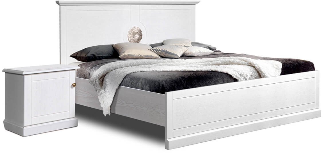 Кровать Гомельдрев Виола ГМ 8824 160x200 Дуб (бьянко)