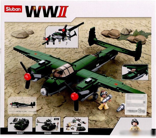 Конструктор Sluban Армия Бомбардировщик M38-B0688