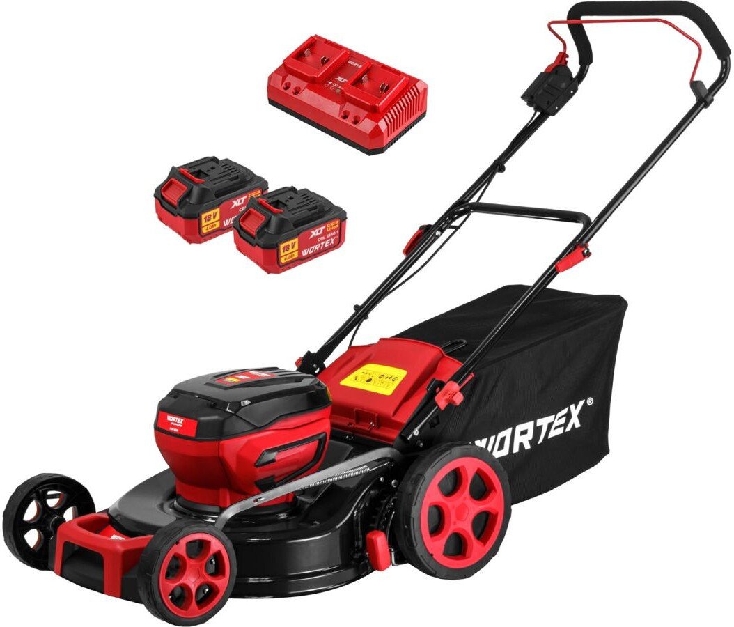 Газонокосилка Wortex CLM 4536 XLT Set 2334120 (с 2-мя АКБ)