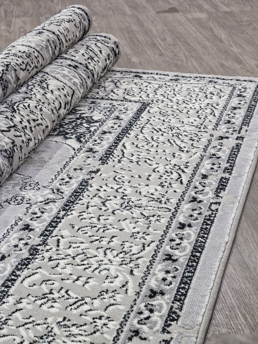 Ковер для жилой комнаты Merinos Palermo F294-STAN-DARK GRAY (1.6x2.3)