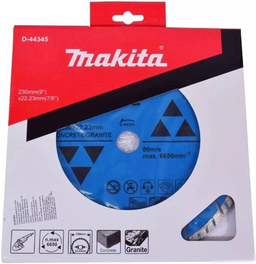 Отрезной диск алмазный Makita D-44345