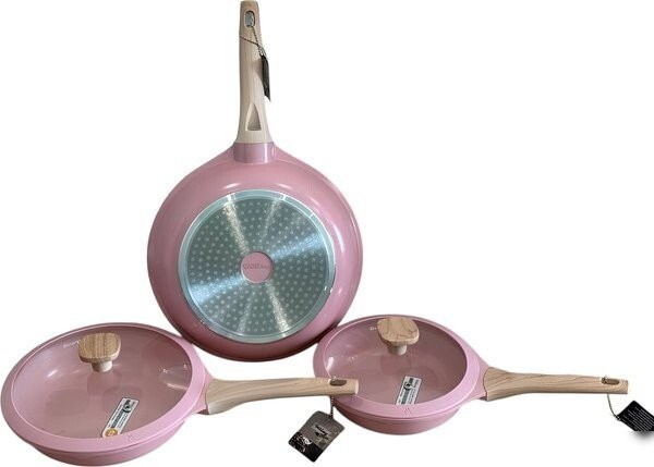 Набор сковород FeisiLang FL-S006YZ Pink