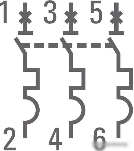 Выключатель автоматический EKF ВА 47-63 3Р 2А (C) PROxima mcb4763-3-02C-pro