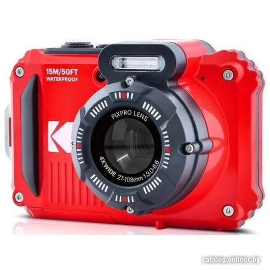 Фотоаппарат Kodak Pixpro WPZ2 (красный)