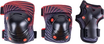 Комплект защиты Tech Team Safe Fit Teens 2.0 NN012014 (XL, красный)
