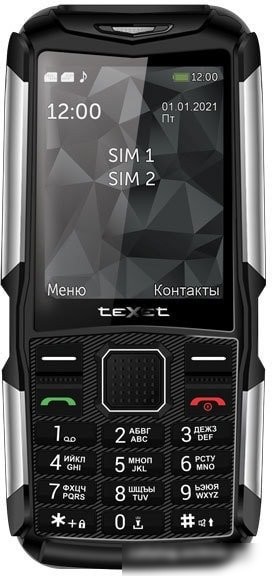 Кнопочный телефон TeXet TM-D314 (черный)