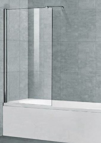 Стеклянная шторка для ванны Cezares LIBERTA-V-1-90/155-C-Cr