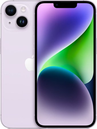 Телефон Apple iPhone 14 512GB (фиолетовый)