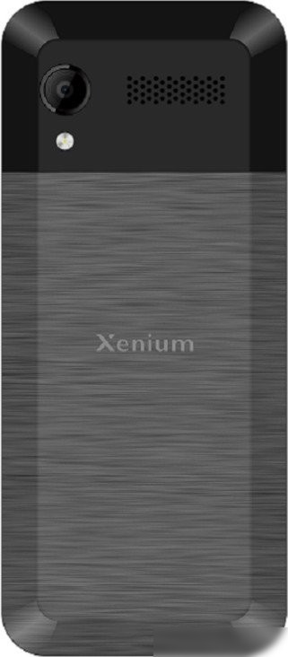 Кнопочный телефон Xenium X800 (черный/серый)