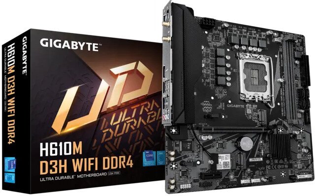 Материнская плата Gigabyte H610M D3H WiFi DDR4