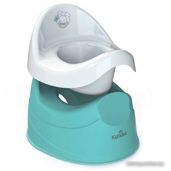 Детский горшок Kidwick Дуэт KW100104 (бирюзовый/белый)