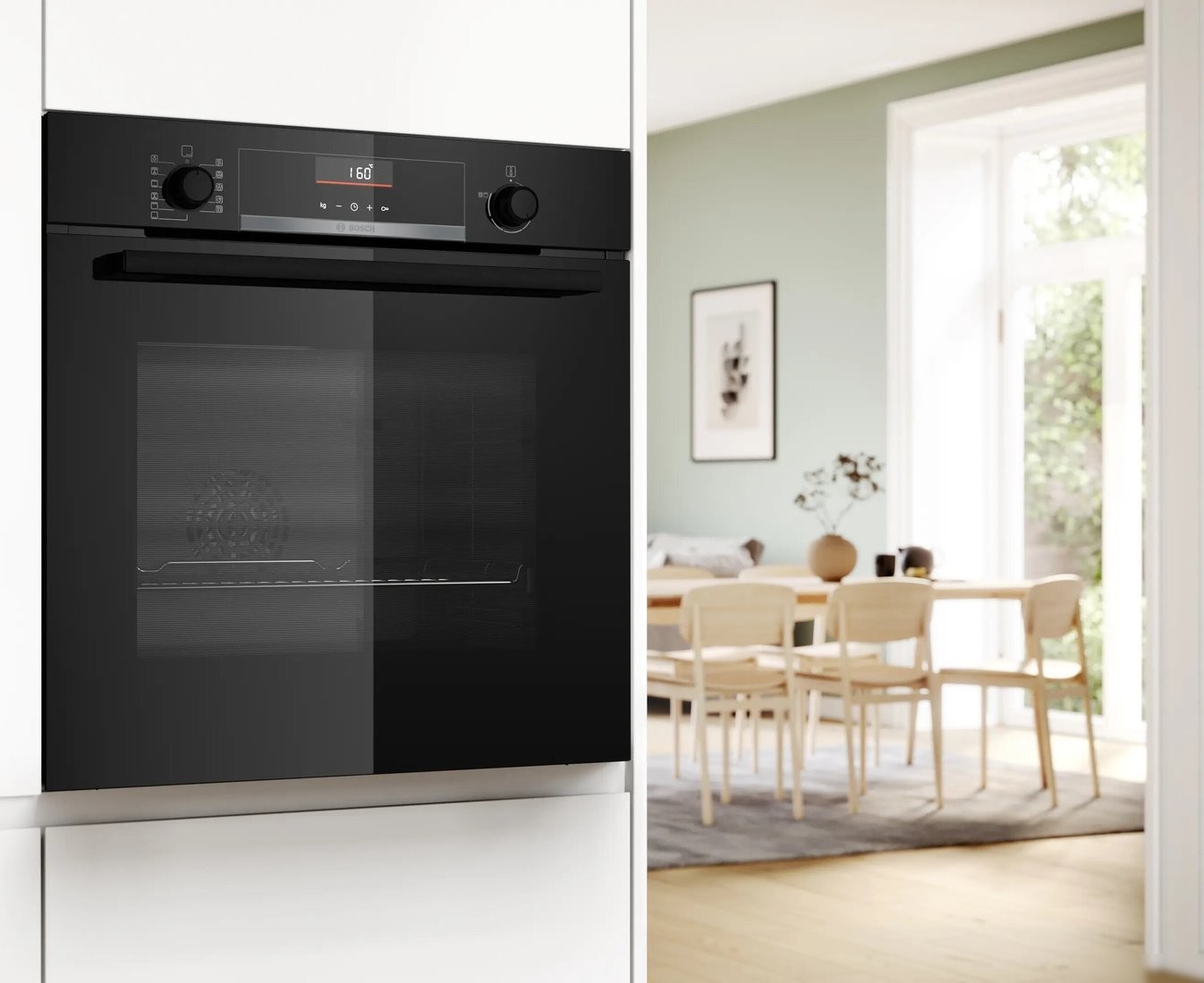 Электрический духовой шкаф Bosch Serie 6 HBG536EB4