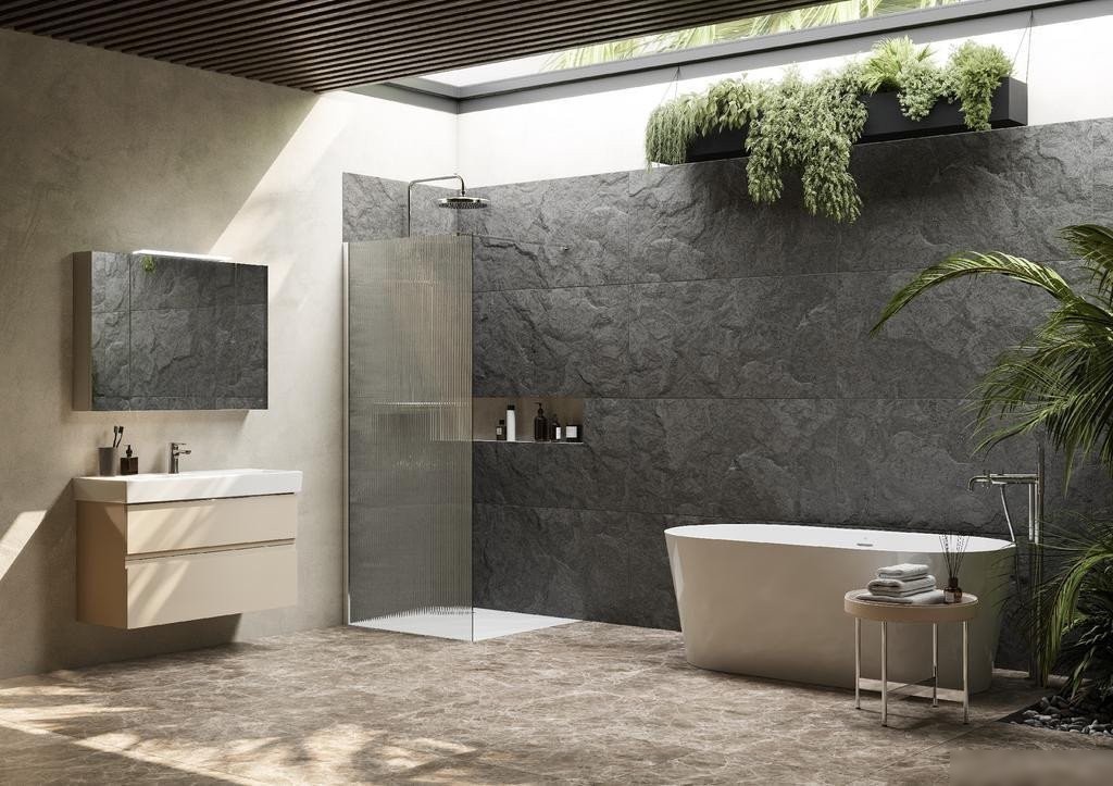 Душевая стенка Roca Metropolis Walk-In ZRU9307680 (хром)