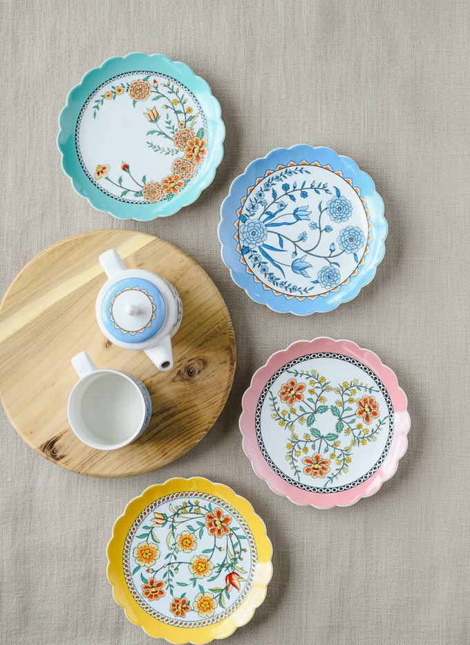 Набор тарелок Andrea Fontebasso New Milk & Coffee Heritage NL684663110 (4 шт)