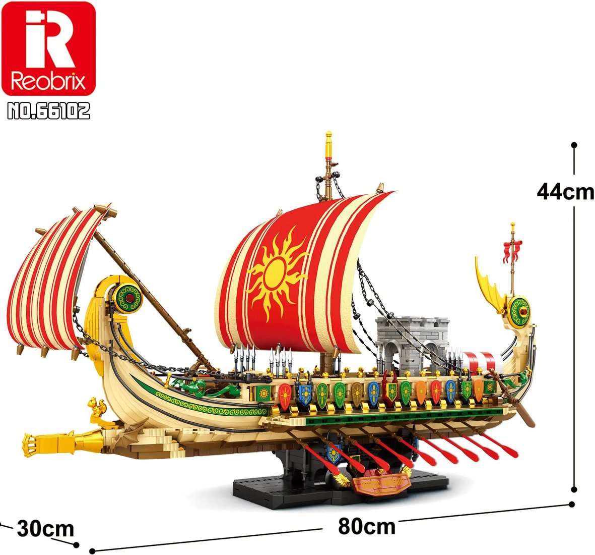 Конструктор Reobrix Греческая триера 66102