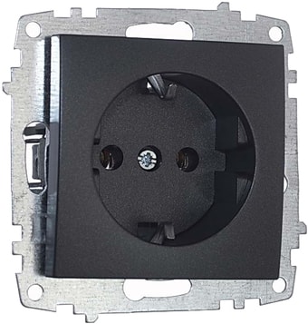 Розетка Elbi Zena-Vega 609-011100-217 (графит)